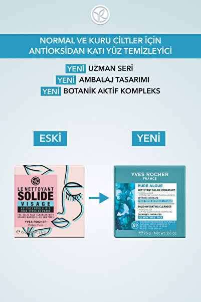 Yves Rocher Katı Yüz Temizleyici - Tüm Ciltler-79136
