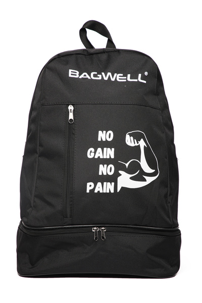 BAGWELL Large Size Sports Printed Backpack with Shoe Rack