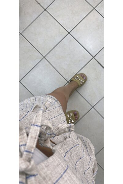 TUBA TOPTAŞ Linen Shorts Set