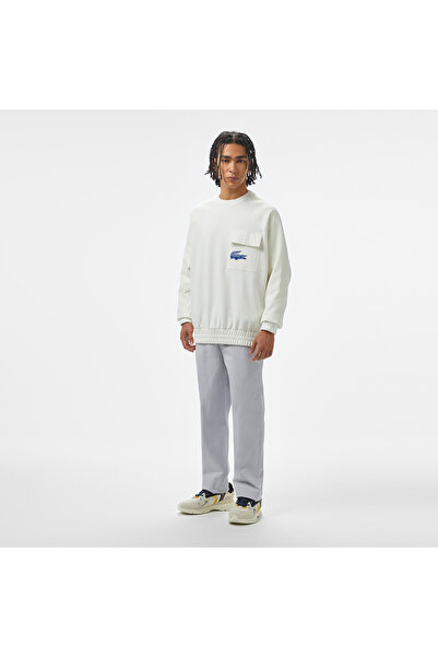 Lacoste House of SuperStep x Erkek Gri Pantolon