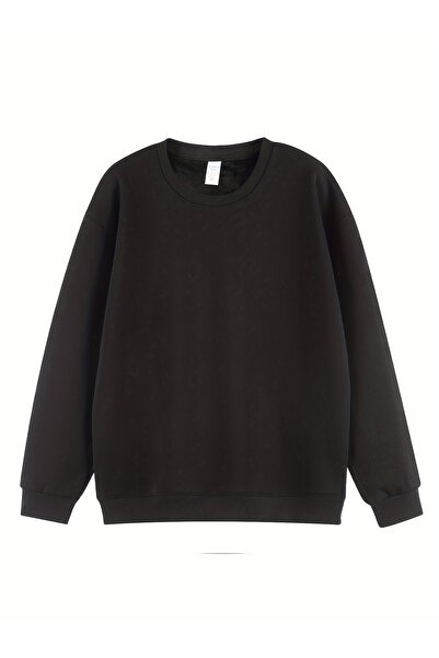 Leader leather Hanorac unisex cu guler rotund – țesătură din bumbac și polies...