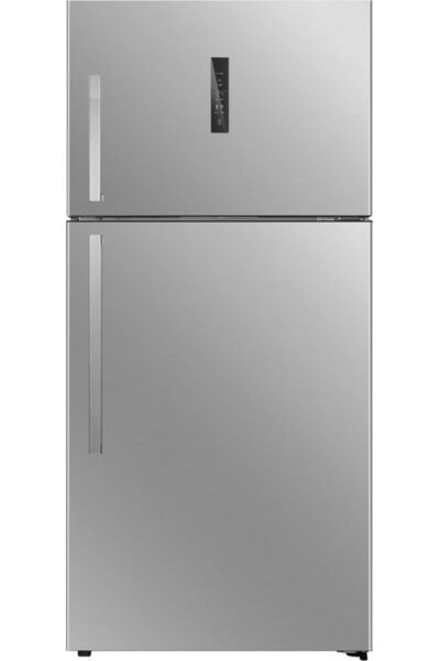Edison Defrost Refrigerator, 504 Liters, 17.8 Ft, Top Freezer, Inverter - Gray