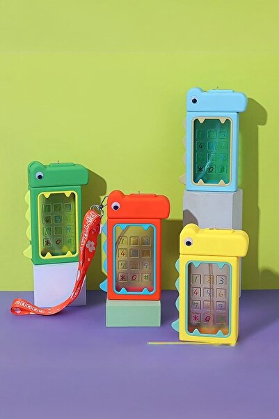 Qerhome Dinosaur Design Water Bottle 480 ml Bpa Free Water Bottle Children School Water Bottle Portable Yellow