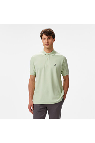 Nautica Erkek Yeşil Classic Fit Polo Yaka T-Shirt
