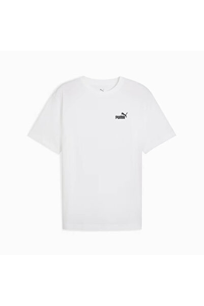 Puma Ess Relaxed No. 1 Logo Tee Біла чоловіча футболка 689153-02