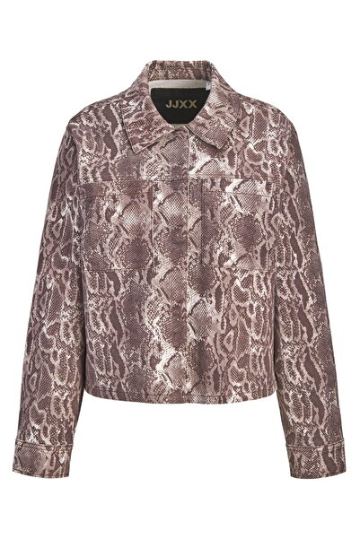 Jack & Jones Women's Pocket Detailed Patterned Shirt Jacket - Sarah