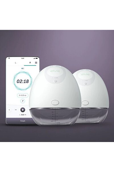 Elvie مضخة ذكية المزدوجة القابلة للارتداء الكهربائية