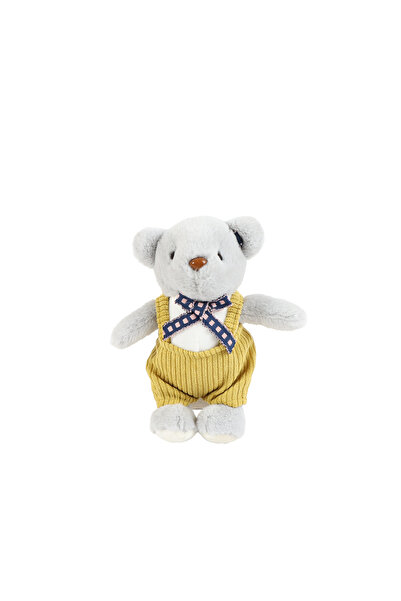 Midi دب محشو صغير ناعم مع جيب