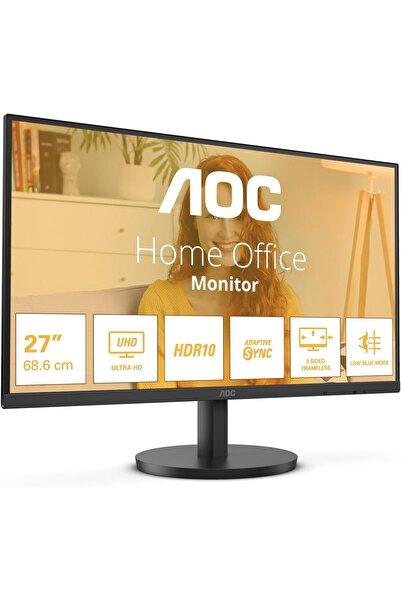 Aoc 27" U27B3M 60HZ 4MS 4K HDMI DP UHD VA Monitör