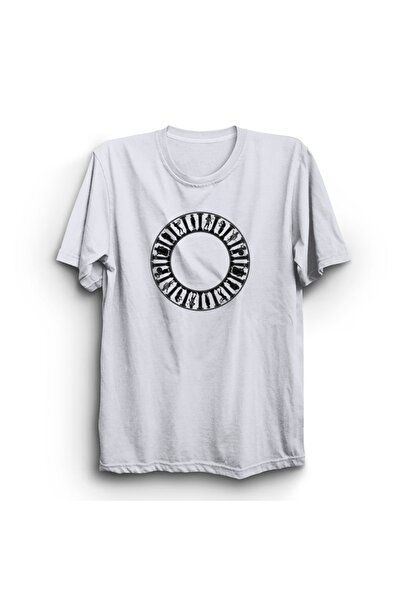 The Fame Tricou unisex 100% bumbac cu inel cu zei mitologici, inel cu zei mit...