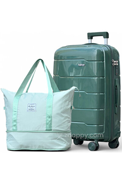ZAAPPY Unbreakable PP Cabin Size 20 Inch[7-10kg] Luggage with Outdoor Bag Combo