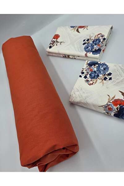 pınarhome collectıon 100% COTTON FABRIC RUBBERED SHEET+PILLOW CASE CORNER DEEP 28-30 CM SOFT FABRIC NEW SEASON