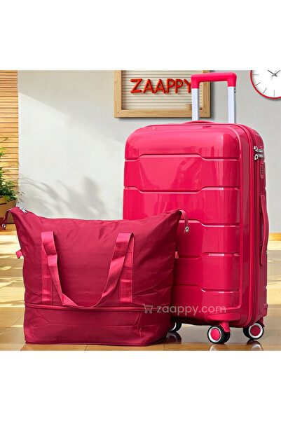 ZAAPPY Unbreakable PP Cabin Size 20 Inch[7-10kg] Luggage with Outdoor Bag Combo