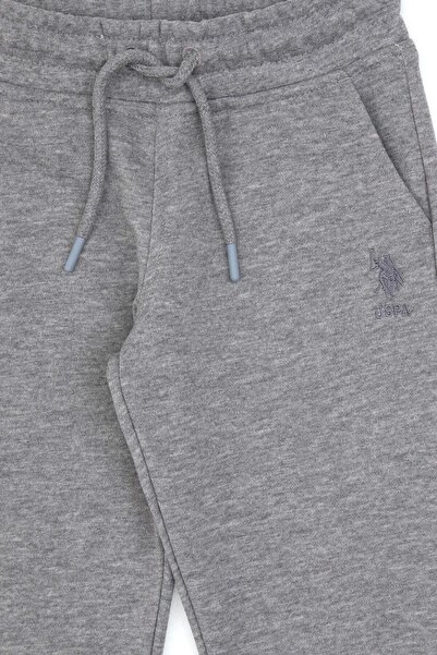 U.S. Polo Assn. Erkek Çocuk Gri Melanj Eşofman Altı 50307709-VR086