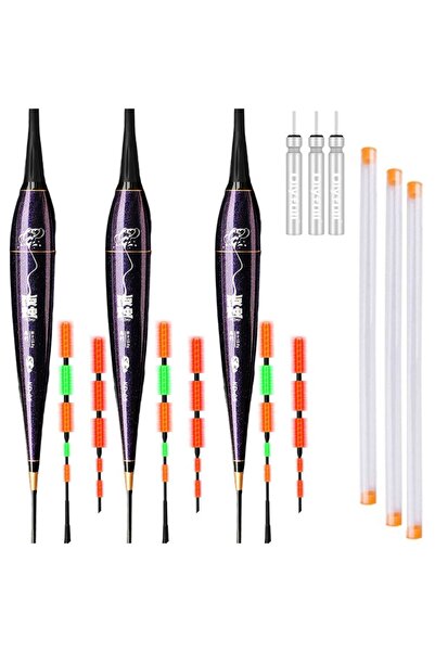 Hipolar Set 3 Pluta de Pescuit Noapte 1g - 10g, Inteligenta LED si Senzor la ...