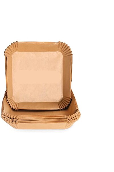 OEM Set 100 baking papers for air fryer, Heat resistant, Brown