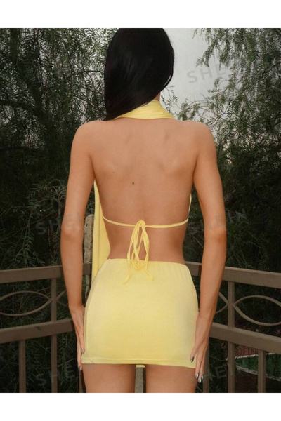 SHEIN outfit, yellow