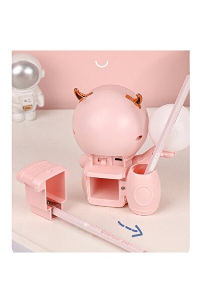 Flippy 2-in-1 Night Lamp with Sharpener and Storage, Astronaut Model, USB, ABS, 12x7x11 cm, LED, Mul