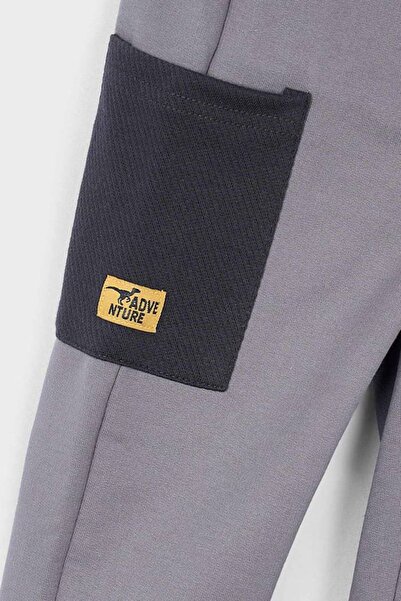 MAYORAL Σετ αθλητικής φόρμας 3 τεμαχίων με κουκούλα για αγόρια - Γκρι