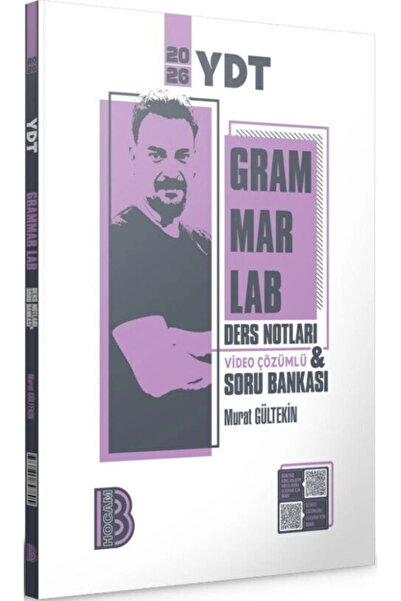 Bi bigelio Benim Hocam 2026 YDT İngilizce Grammar Lab Ders Notları Soru Bankası