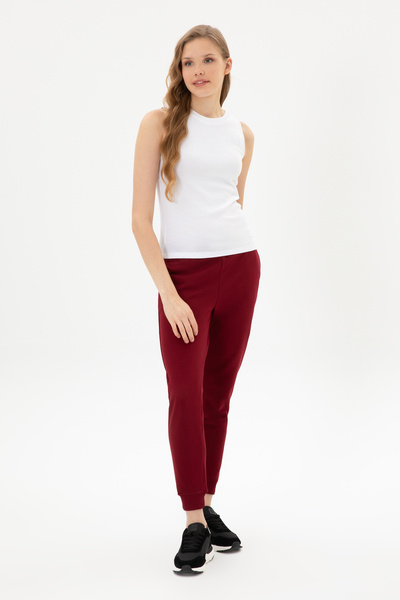 U.S. Polo Assn. Women's Burgundy Jogger Sweatpants 50307759-Vr014