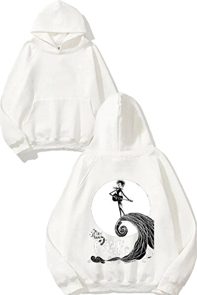 THEWERT The Cure Design Back Štampano Bela Sa kapuljačom majica