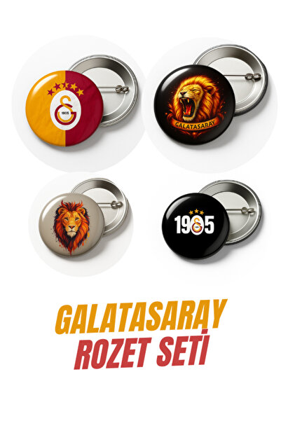 Punky Store Galatasaray Rozet Seti 4'lü