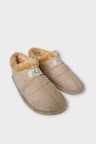 Liger Unisex Μάλλινα Εσωτερικά Παπούτσια Χειμερινού Σπιτιού Παντόφλες ΜΠΕΖ