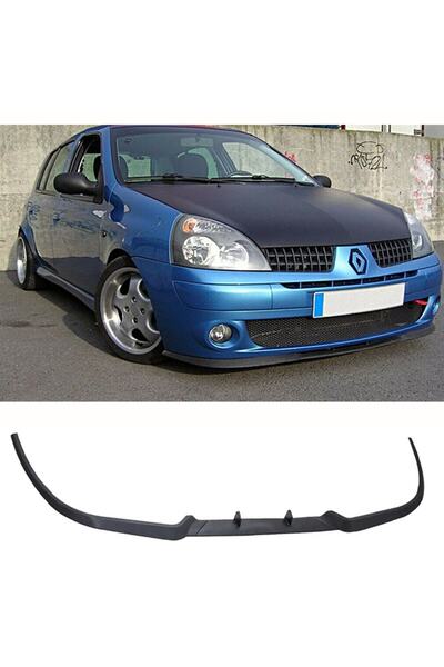 HasAkman Renault Clio Mk3 2005 - 2011 Ön Lip Mat Siyah Ön Tampon Lip
