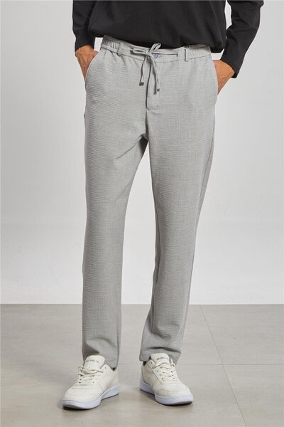 BARRELS AND OIL Zippered Jogger Pants - Gray