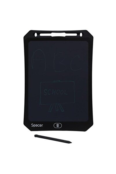 Spacer Tablet LED for Writing and Drawing, Spacer, 10 inch, SPTB-LED-10 (Black)