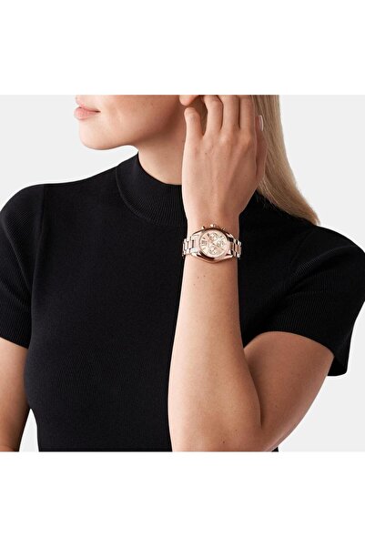 Michael Kors Bradshaw Women's Watch, Stainless Steel Chronograph Watch for Women