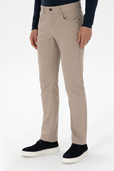 U.S. Polo Assn. Erkek Koyu Bej Kanvas Pantolon 50311612-VR088