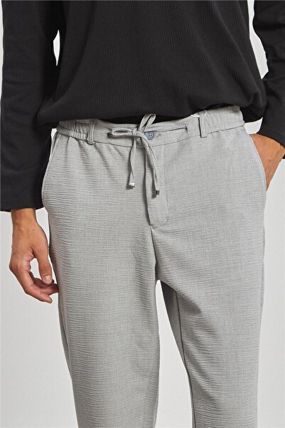 BARRELS AND OIL Zippered Jogger Pants - Gray