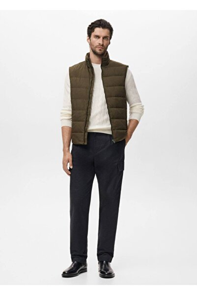 MANGO Man Katlanabilir kaz tüyü dolgulu ve kuş tüyü yelek