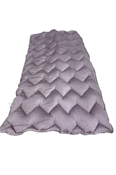 SNOOZYL Luxury single cotton mattress and coverlet with ideal dimensions (190 cm x 90 cm x 10 cm) for home, camps and rest houses