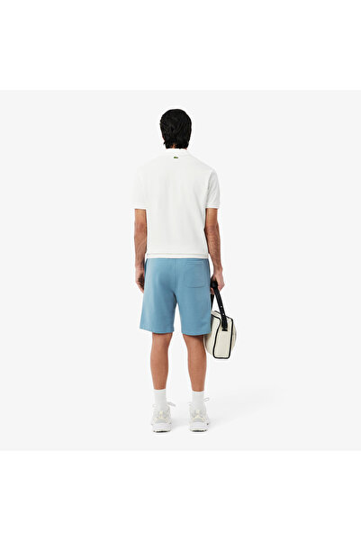Lacoste Graphic Cotton Fleece Erkek Mavi Şort