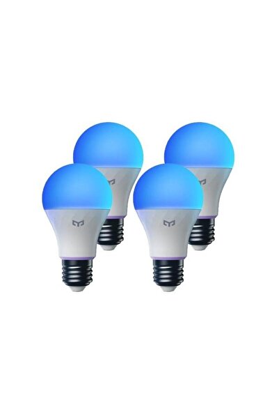 Yeelight Pack of 4 W4 Lite Smart LED Bulbs, Wi-Fi, E27, 9W, 806 lm (White)