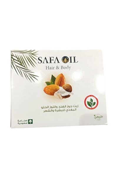 SAFA زيت جوز الهند وزيت اللوز الحلو المغذي للبشرة والشعر - 12 قطعة