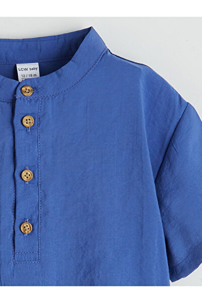 LC Waikiki Hakim Yaka Baby Boy Shirt and Shorts