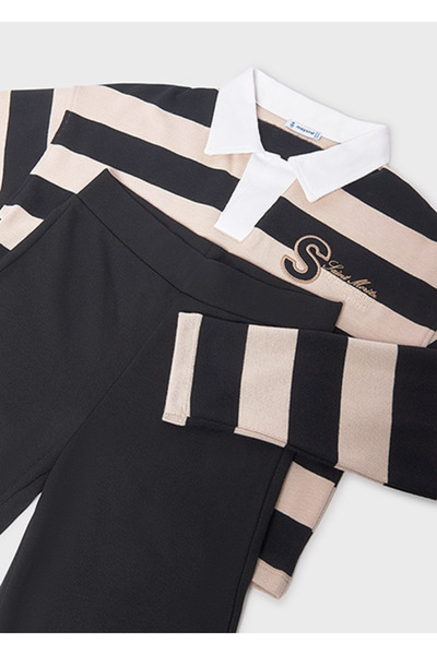 MAYORAL Girl's Polo T-Shirt and Pants Set 7584