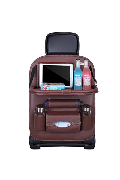 OEM Practical Organizer for Car Seat Back with 4 Pockets and Serving Tray