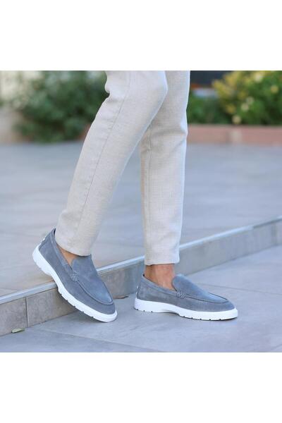 SailLakers Sail Lakers - Gray Suede Men's Casual Shoes