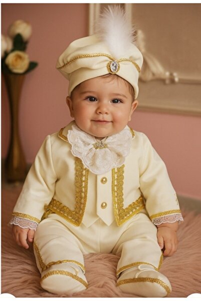 Tozpembebaby Mevlüt Set - Circumcision Outfit - Birthday Set - Prince Set