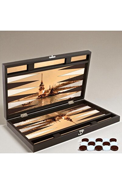 Kuzey Tacı مجموعة طاولة لعبة الطاولة ذات التصميم الخاص بتصميم نوستالجي مع إطلالة على برج الفتيات والقناة - Vip