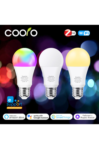 Choice 1 قطعة لمبات LED ذكية واي فاي 15 وات Ewelink E26 E27 Zigbee مصباح LED ...