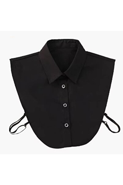 KESNUP Фалшива яка на ризата, класически семпъл модел, Черен