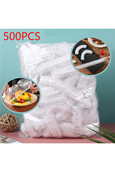 Choice5 500PCS Disposable Food Cover Elastic Plastic Wrap Food Grade Food Lids Shoe Cover Shower Headgear Bo
