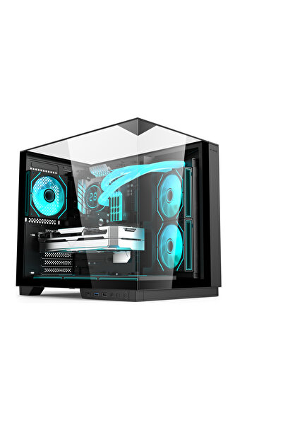 ACER V330BK ATX PC Case, 6 Pre-Installed RGB Fans with Remote Control