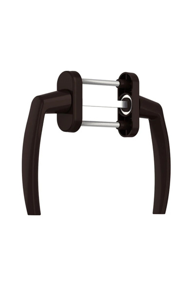 Medos Maner dublu, Medos, model Victory, usa balcon, maro inchis